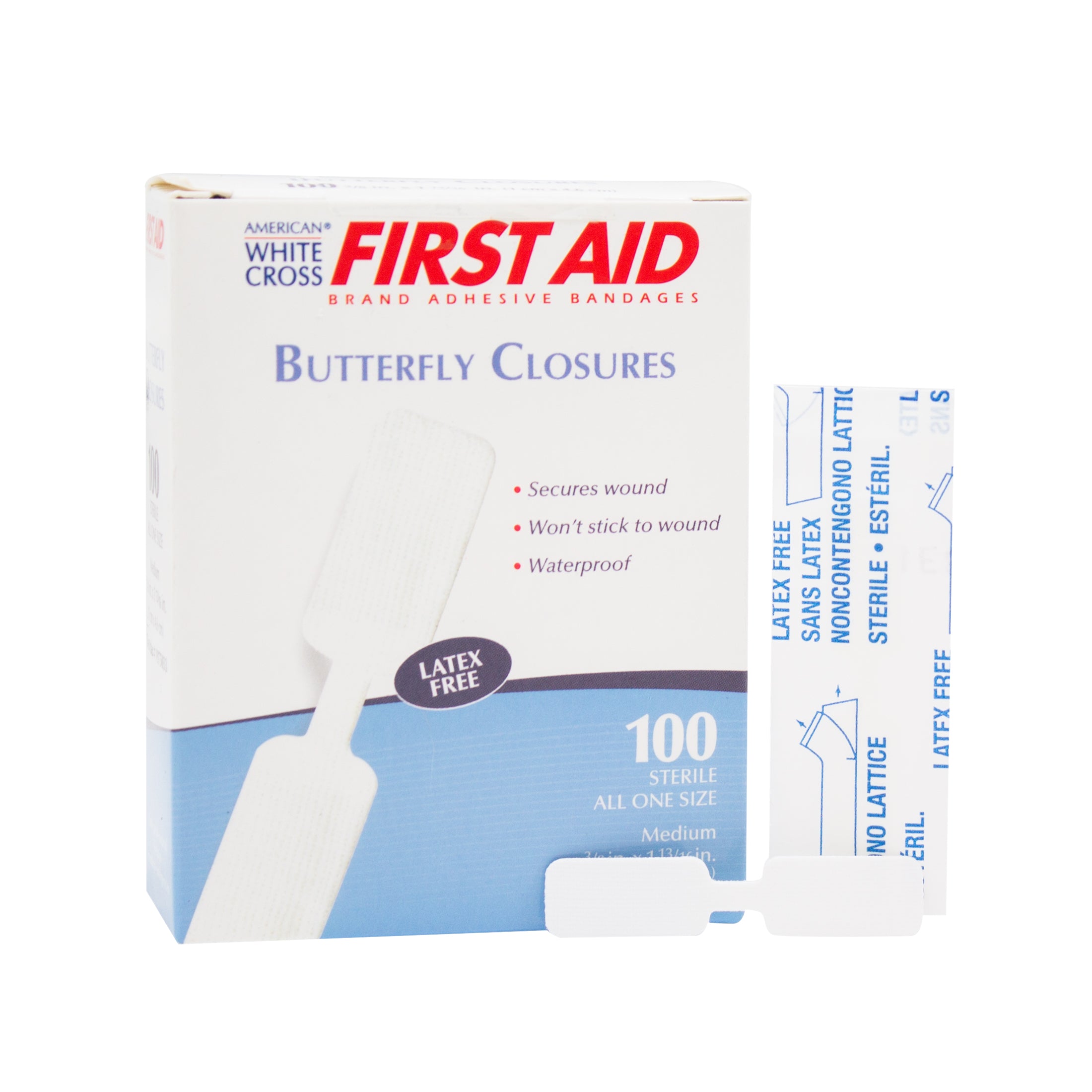 Butterfly Adhesive Bandages 13/32 x 1-13/16 - 1975033