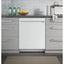 24" wide ENERGY STAR certified ADA height dishwasher in white with top-mount controls