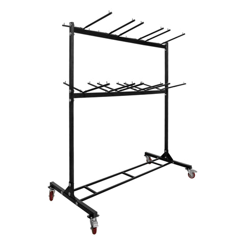 Alpine Two Tier Folding Chair Cart