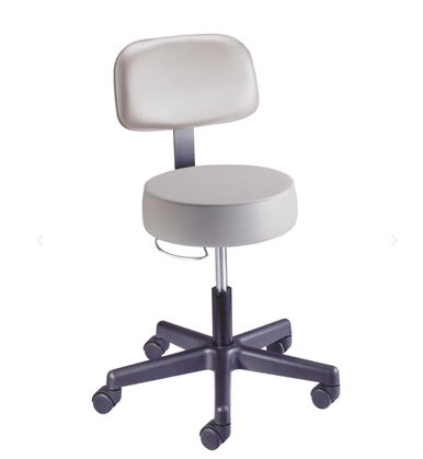Brewer Pneumatic Exam Stool with 15' Wide Seat