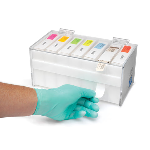 Medium Label Box Dispenser w/Slotted Front