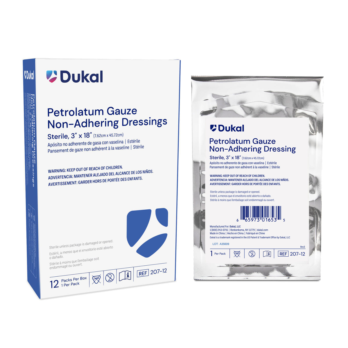 Sterile Petrolatum Dressing 3" x 18"