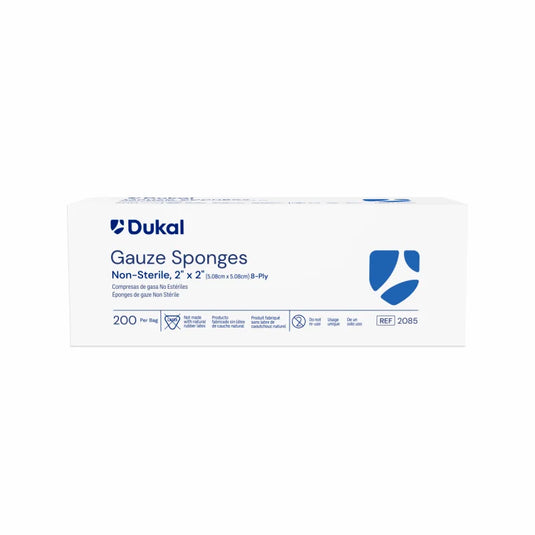 Non-Sterile Gauze Sponges, 8-Ply, 2" x 2"