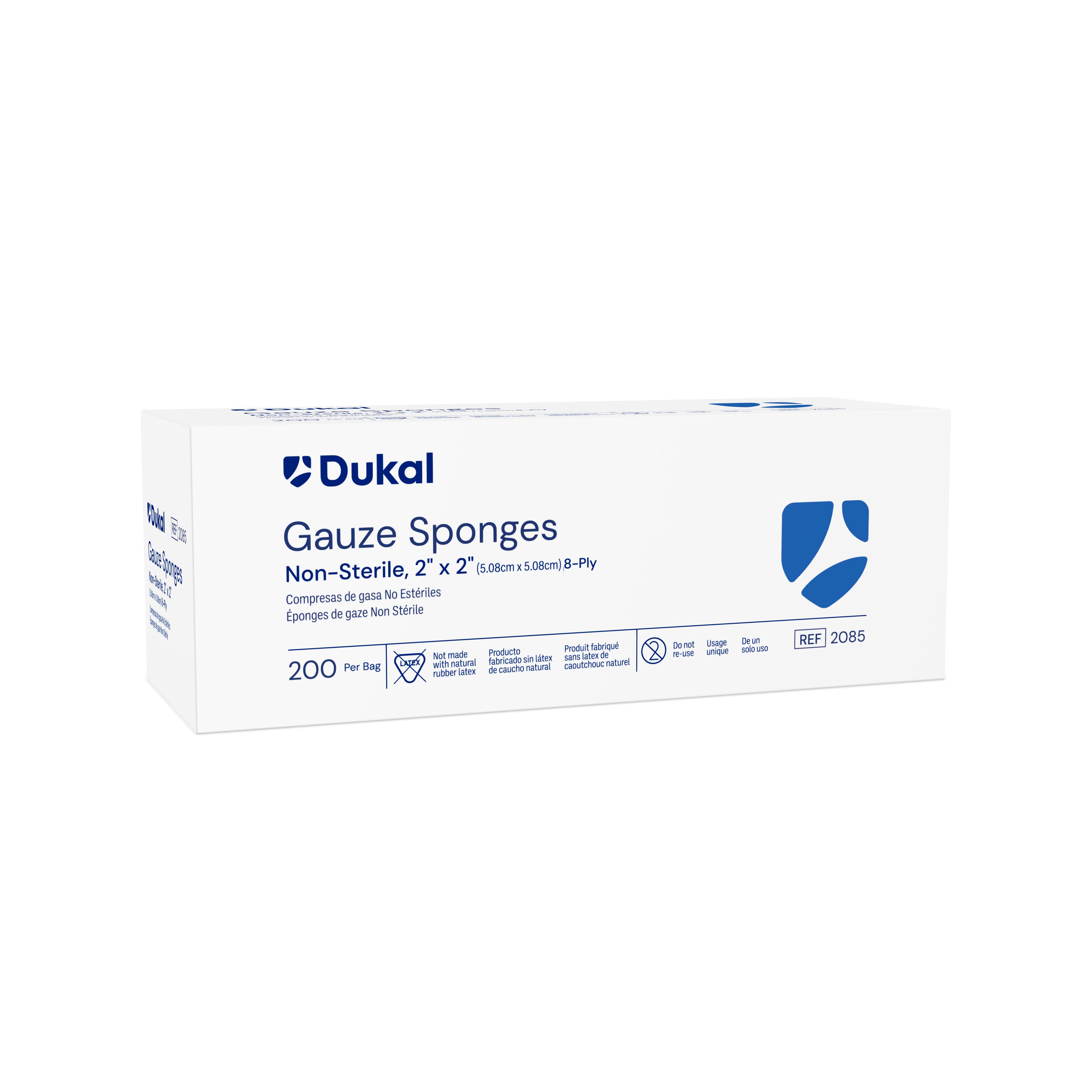 Non-Sterile Gauze Sponges 2" x 2" 8-Ply - 2085