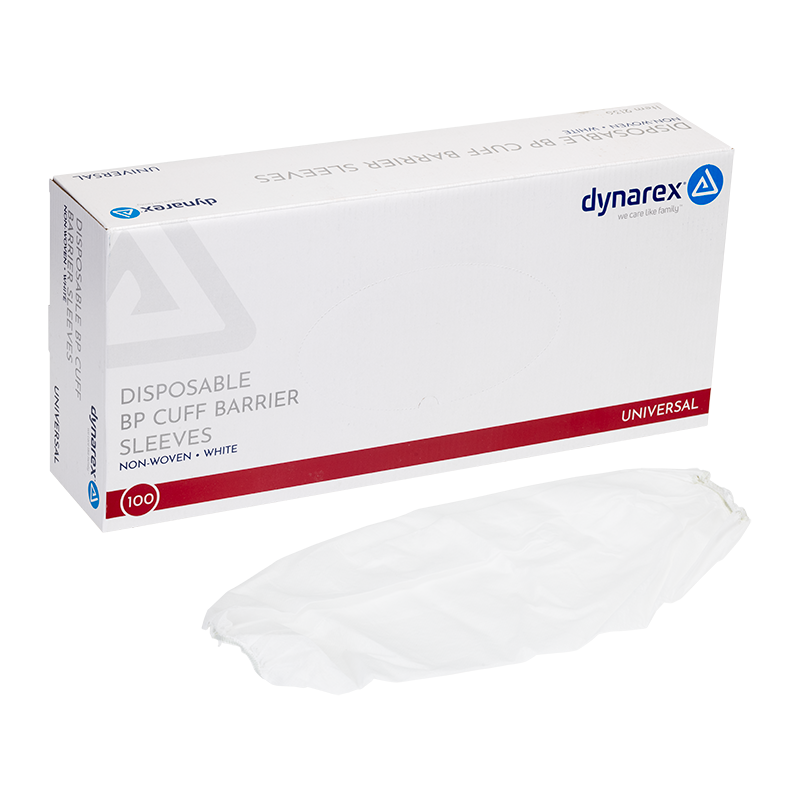 Dynarex BP Cuff Barrier Sleeve - Non-Woven