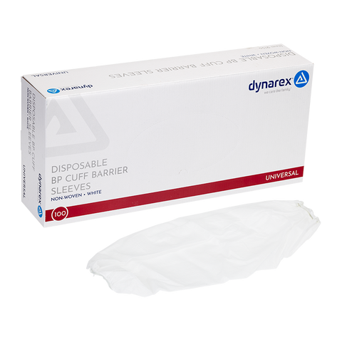 Dynarex BP Cuff Barrier Sleeve - Non-Woven