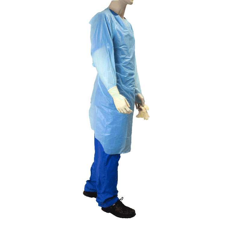 CPE Thumb Loop Isolation Gown