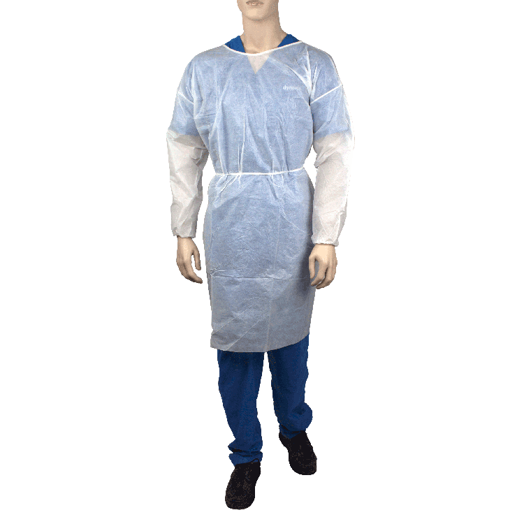 Dynarex Isolation Gowns - Poly-Coated Barrier - photo 2