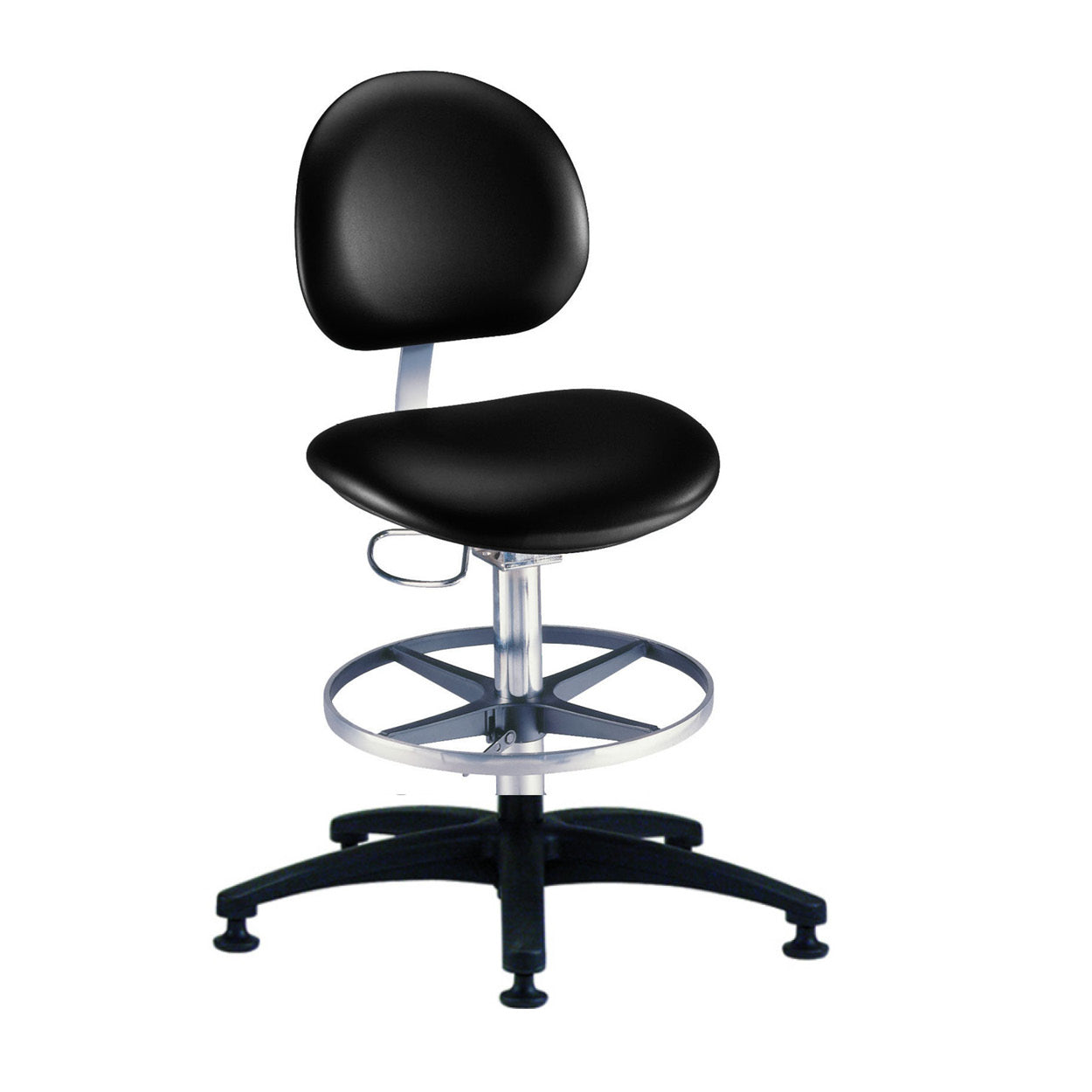 21520B Ergonomic Laboratory Stool with Glides Main image