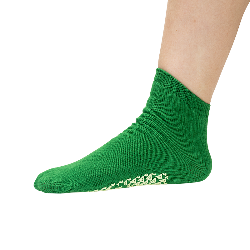 Slipper socks medium green