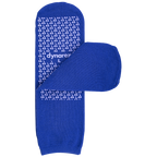Slipper socks large dark blue