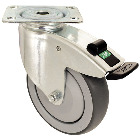 Harloff 5" Caster, 2 Brake, 1 Swivel an d1 Tracker Casters and Pontoon