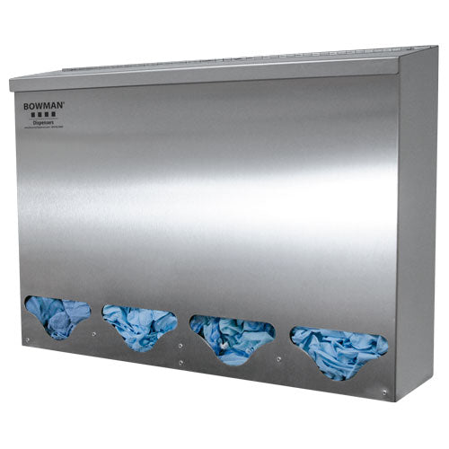 Bulk Dispenser Triple Tall Front Dispensing Stainless Steel