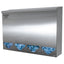 Bulk Dispenser Triple Tall Front Dispensing Stainless Steel