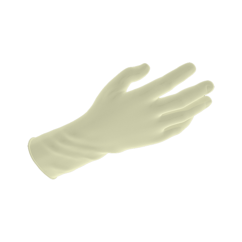 Safe-Touch Latex Exam Gloves - Powder-Free