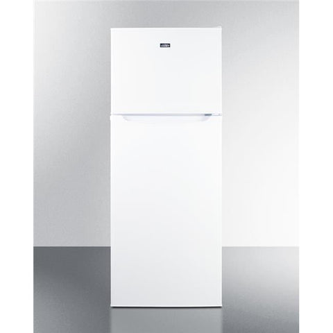 Accucold 10 Cu.ft. Top Mount Refrigerator-freezer in White with Icemaker (Model FF1088WIM)