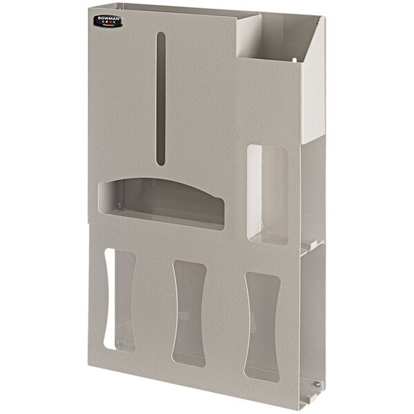 PPE Organizer Double Bulk Wall/Door Qrtz Beige ABS