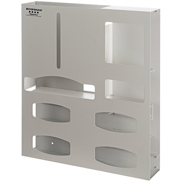 PPE Organizer Quad Glove Wall/Door Quartz Beige Aluminum