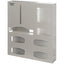 PPE Organizer Quad Glove Wall/Door Quartz Beige Aluminum