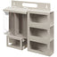 PPE Organizer Triple Glove Shield Wall/Door Quartz Beige ABS