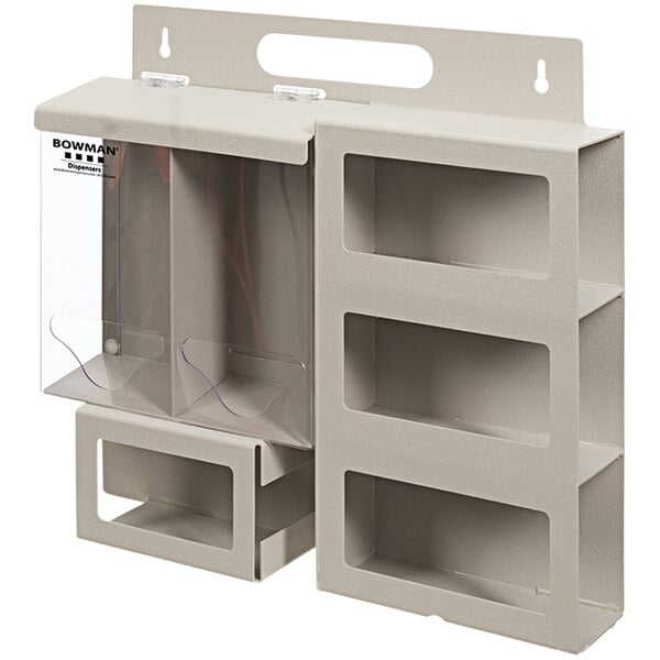 PPE Organizer Gloveless Wall/Door ABS Quartz Beige ABS
