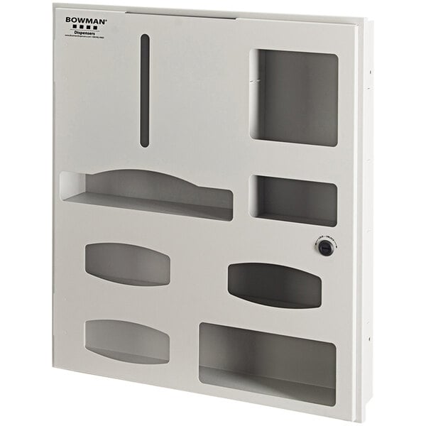 Semi-Recessed PPE Org Space Saver Lrg Gwn Qrtz Beige Steel
