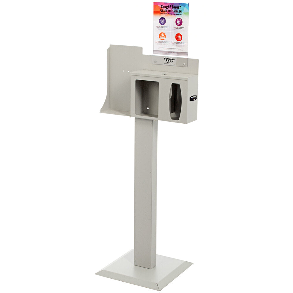 Dispenser Mount Locking Station/Stand/Vert Sign Qrtz Bge Stl Main image