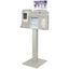 Dispenser Mount Locking Station/Stand/Horz Sign Qrtz Bge ABS