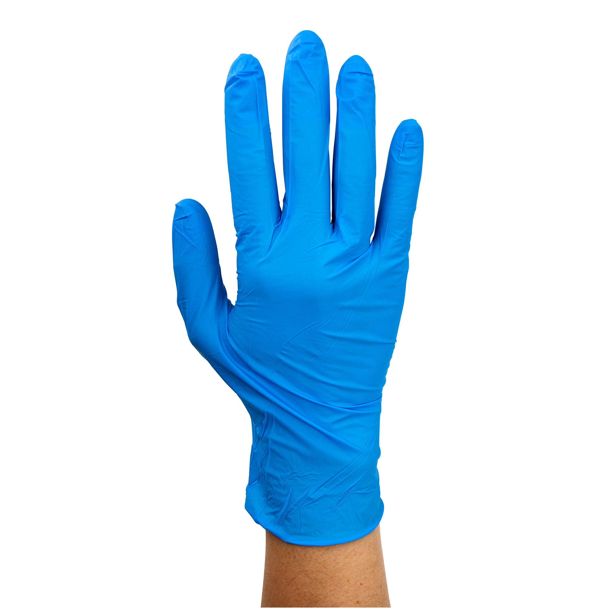 Safe-Touch Blue Nitrile Exam Gloves - Non-Latex Code: 2513