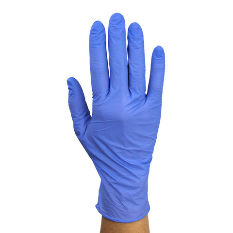 Dynarex DynaPlus powder-free nitrile exam gloves, 200-count dispenser box