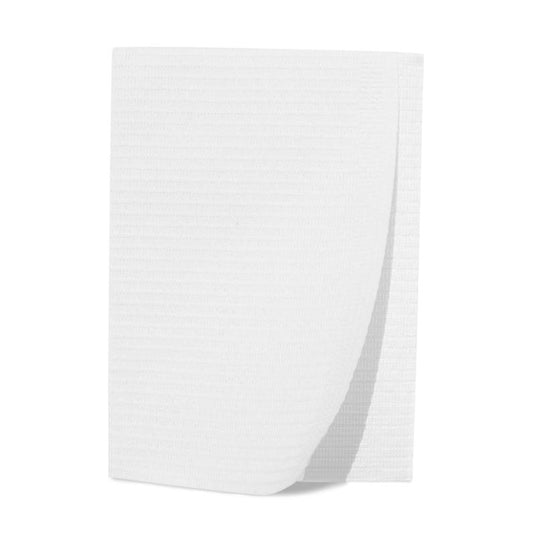 Patient Bibs 13" x 18" 2-Ply, White