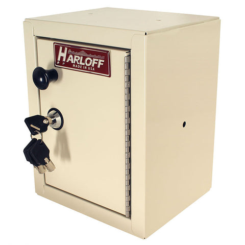 Harloff Narcotics Cabinet,Small, Single Door with Window, E-Lock, 12" W X 12" H X 6" D Available Beige Paint. (Replaces