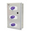Semi-Recessed Glove Box Dispenser Triple Quartz Beige Steel