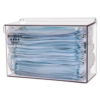 Face Mask Dispenser Earloop Style Bulk Clear PETG