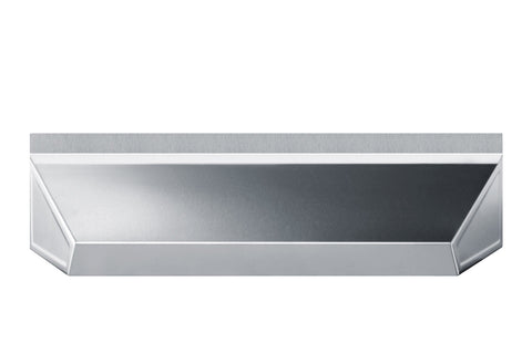 Accucold 30" Wide Shell Hood in Stainless Steel (Model HSHELL30SS)