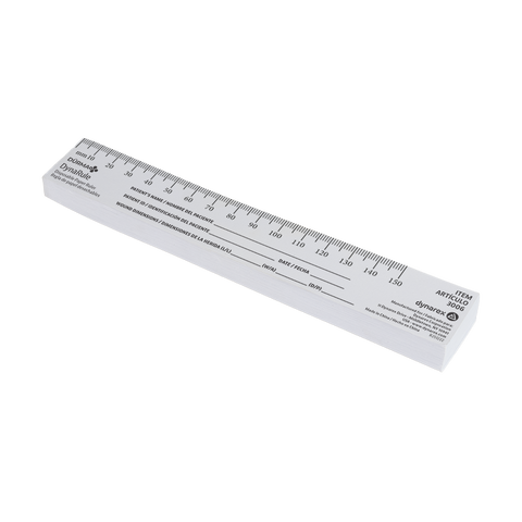 DynaRule Disposable Paper Ruler, 25 paper ruler/pad