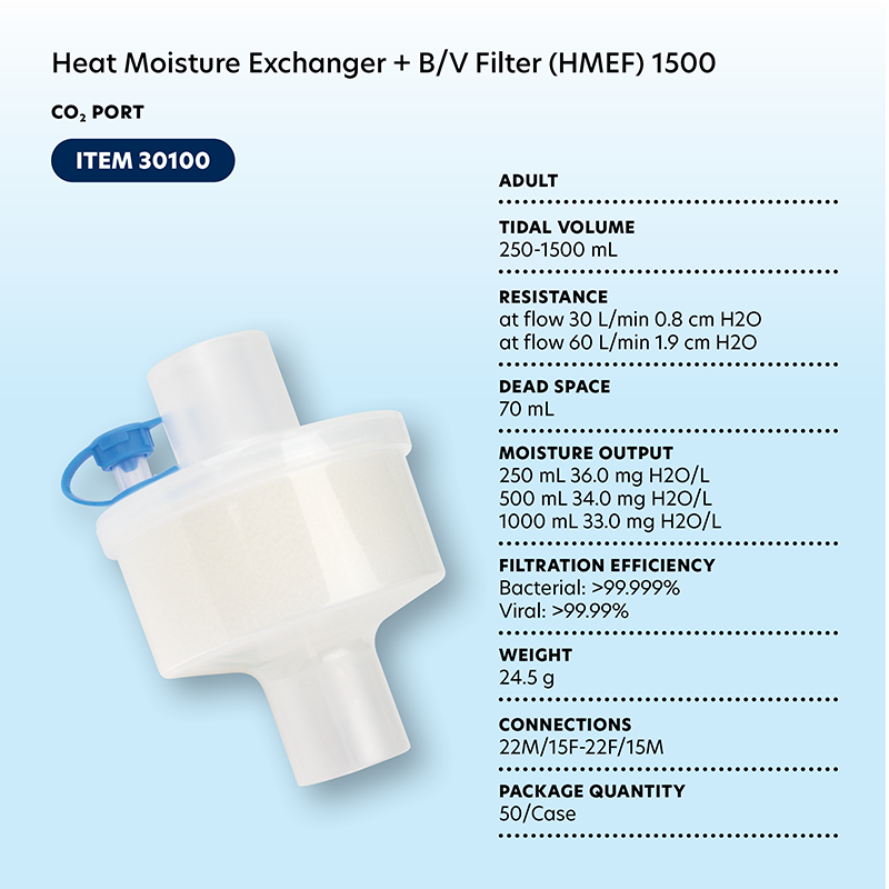 Heat Moisture Exchangers (HME & HMEF)