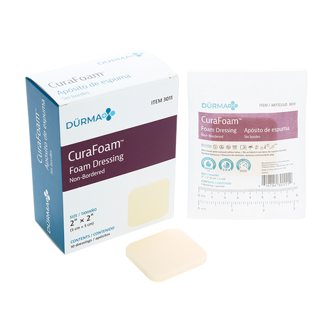 CuraFoam - Foam Dressing 2" x 2"