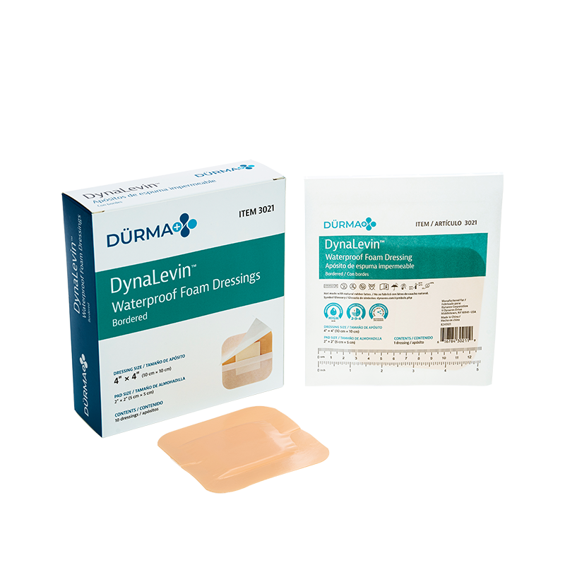 DynaLevin - Waterproof Adhesive Bordered Foam 4" x 4"