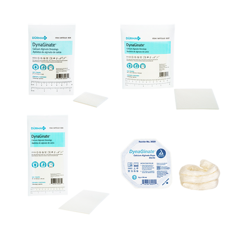 DynaGinate - Calcium Alginate Dressing, 4" x 4"