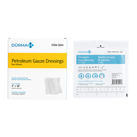 Petroleum Gauze Dressing, 3" x 18"