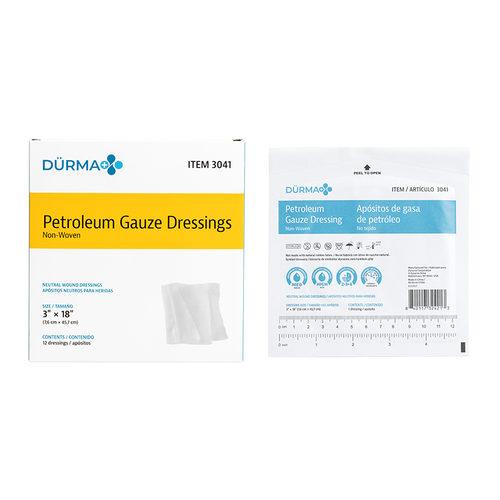 Petroleum Gauze Dressing, 3" x 18"