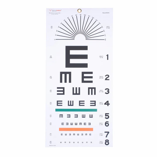 Eye Test Chart, Tumbling E