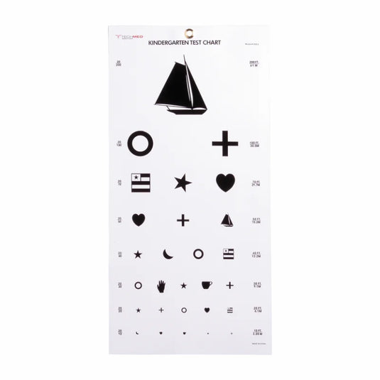 Eye Test Chart 22" x 11", Kindergarten