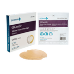 SiliGentle - Silicone Bordered Foam Dressing Sacral, 7" x 7"