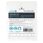 SiliGentleAG - Silver Silicone Bordered Foam Dressing 2" x 2"