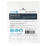 SiliGentleAG - Silver Silicone Bordered Foam Dressing 2" x 2"