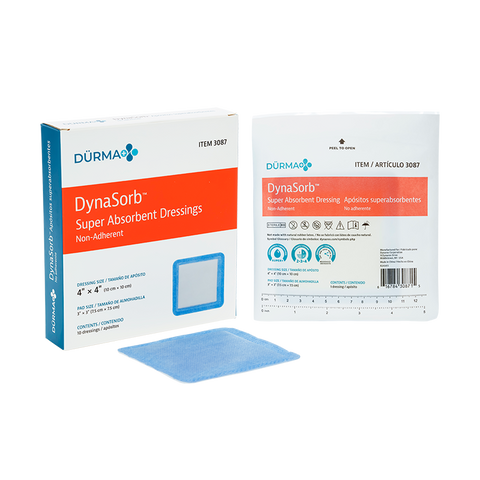 Dynarex DynaSorb - Super Absorbent Dressing, Non-Adhering (Case)