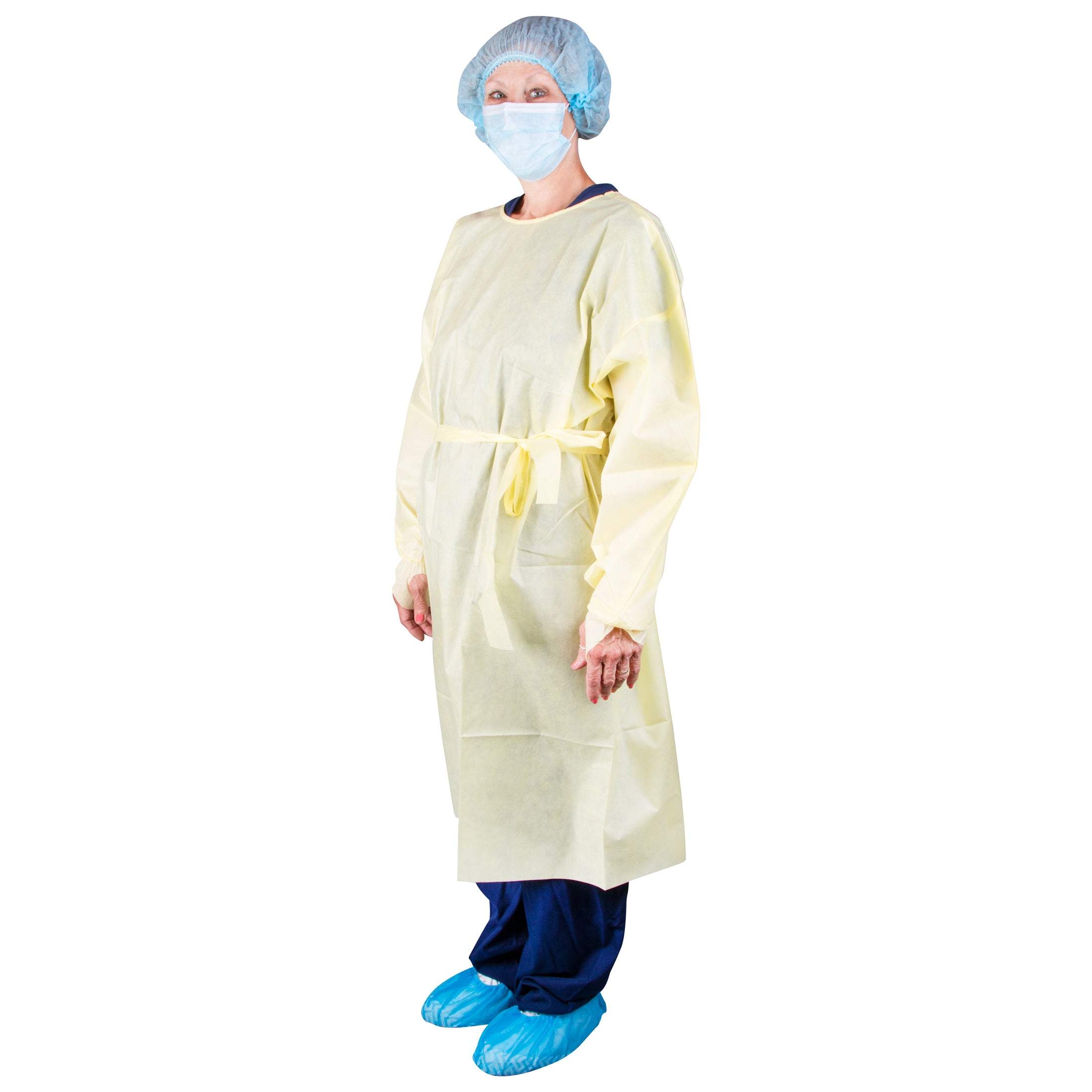 Level 2 Isolation Gown, Universal, Yellow - 309T-GSS