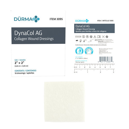 DynaCol AG Collagen Wound Dressing, 2" x 2"